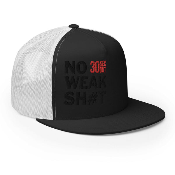 Hat - No Weak Shit (Mesh Flat Bill).