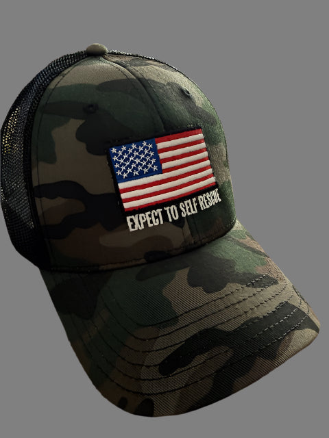 Trucker Hat - Expect To Self Rescue America