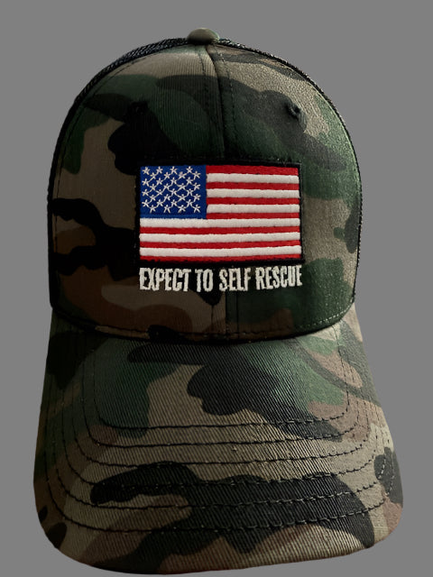 Trucker Hat - Expect To Self Rescue America