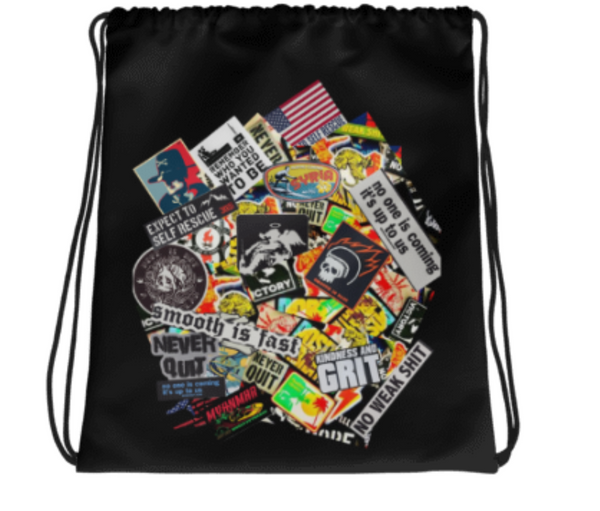 Drawstring bag - Sticker Punk