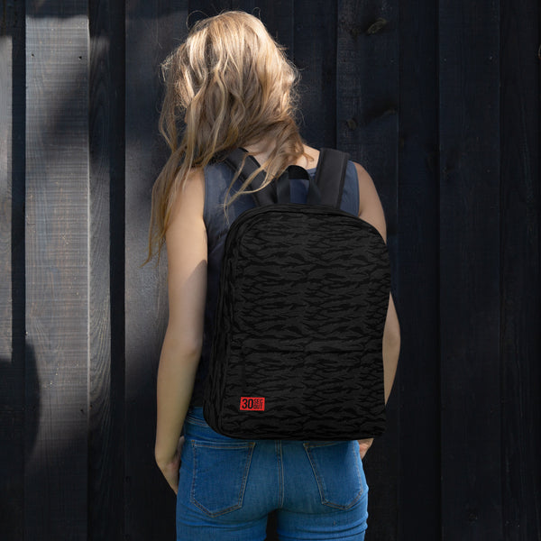 Backpack - Blackout Tiger Stripe