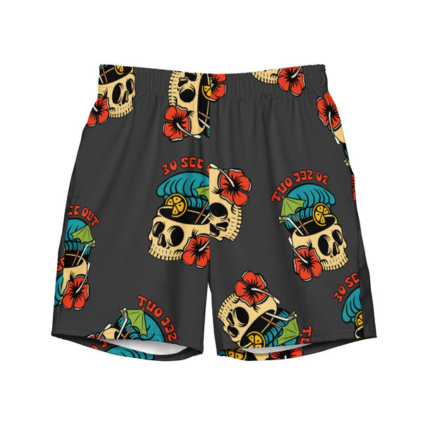Men's Swim Shorts - Skull Drinks