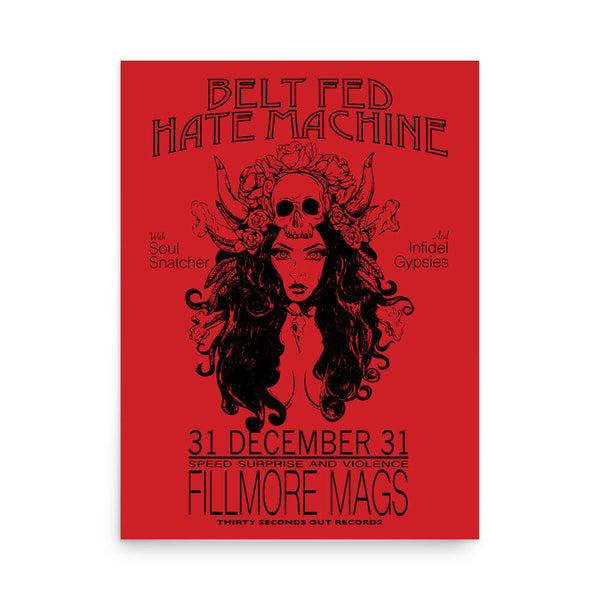 Print - Belt Fed Hate Machine