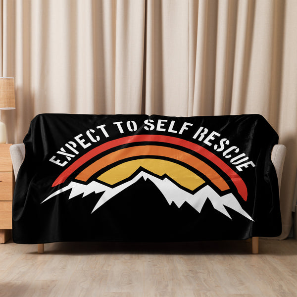 Sherpa Blanket - Expect To Self Rescue