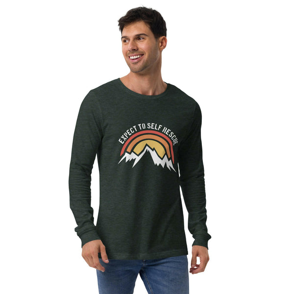 Long Sleeve Tee - Expect To Self Rescue.