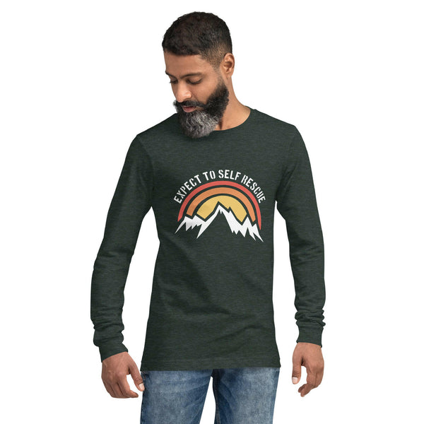Long Sleeve Tee - Expect To Self Rescue.