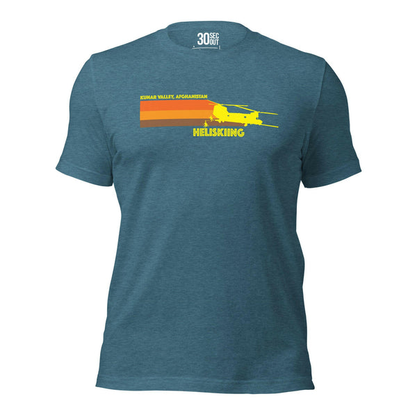 T-shirt - Kunar Valley Heliskiing.