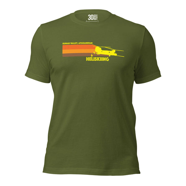 T-shirt - Kunar Valley Heliskiing.