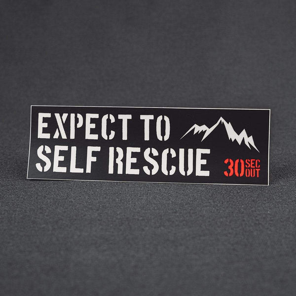 Sticker - V2 Expect To Self Rescue Large (Cellar)