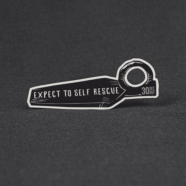 Sticker - Expect To Self Rescue Piton