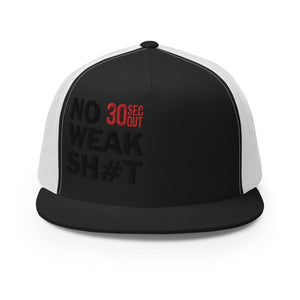 Hat - No Weak Shit (Mesh Flat Bill).