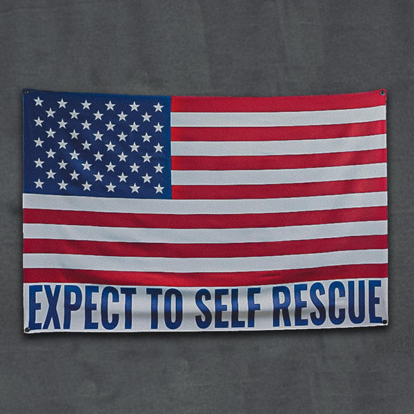 Flag-Expect To Self Rescue America (Cellar)