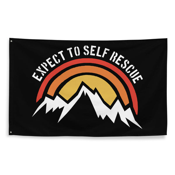 Flag - Expect To Self Rescue (Mountain)