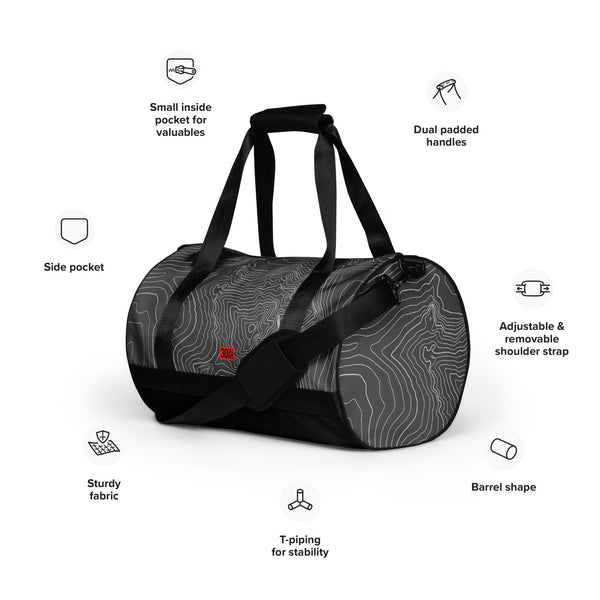 Gym Bag 30L - Map of the Earth