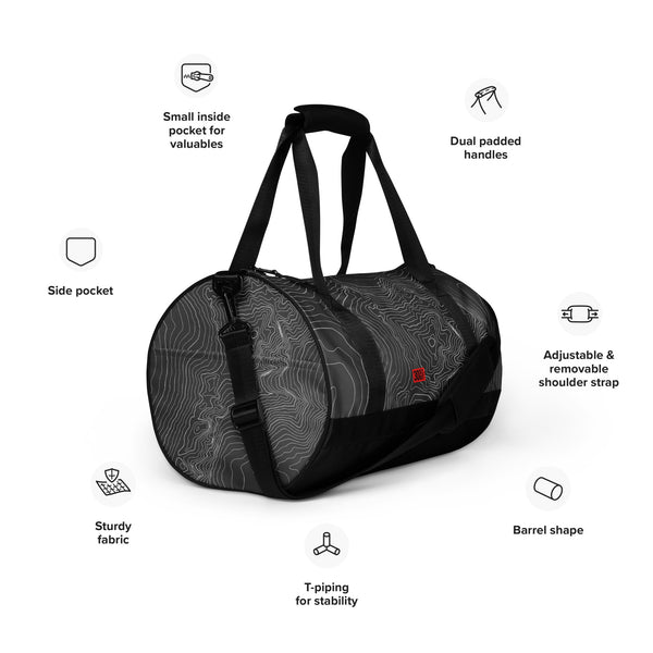 Gym Bag 30L - Map of the Earth