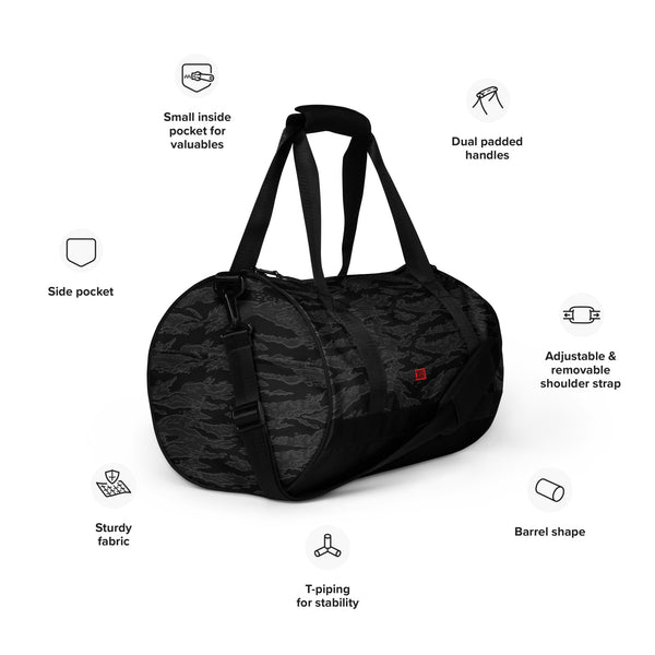 Gym Bag 30L - Blackout Tiger Stripe