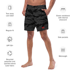 Men's Swim Shorts - Blackout Tiger