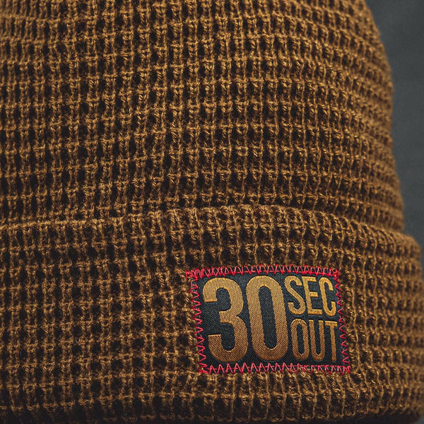 Hat - Waffle Knit Logo Beanie