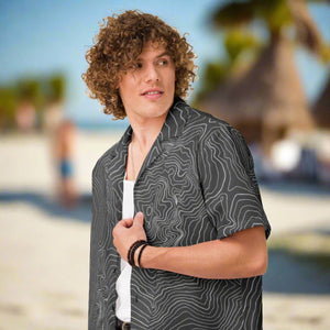 Casual Shirt 50+UPF - Map of the Earth - Thirty Seconds Out