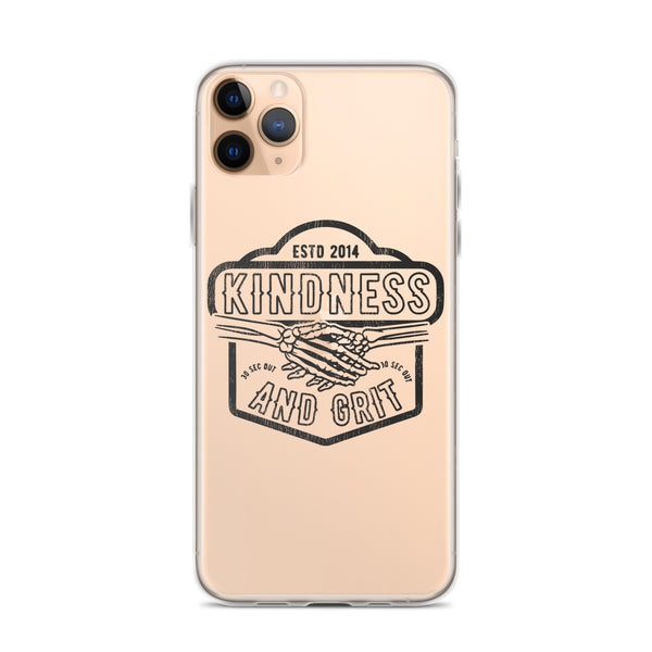 Clear Case for iPhone® - Kindness & Grit