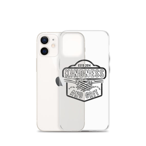 Clear Case for iPhone® - Kindness & Grit