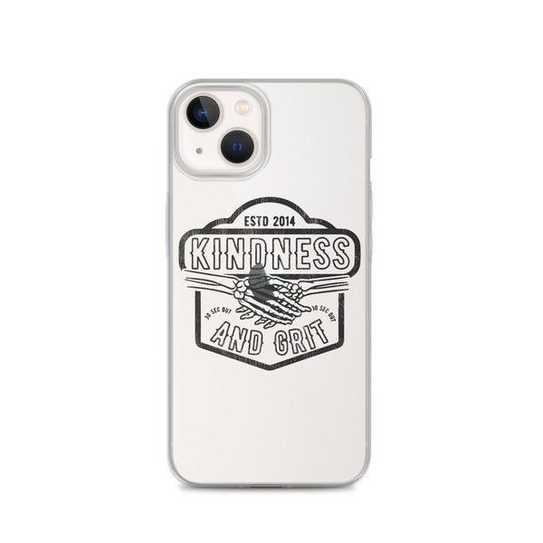 Clear Case for iPhone® - Kindness & Grit