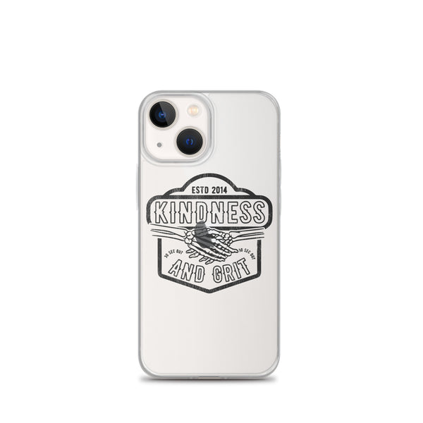 Clear Case for iPhone® - Kindness & Grit