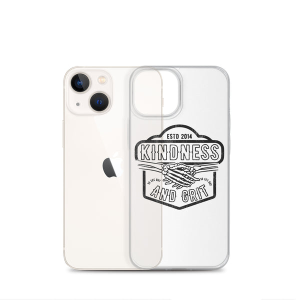 Clear Case for iPhone® - Kindness & Grit