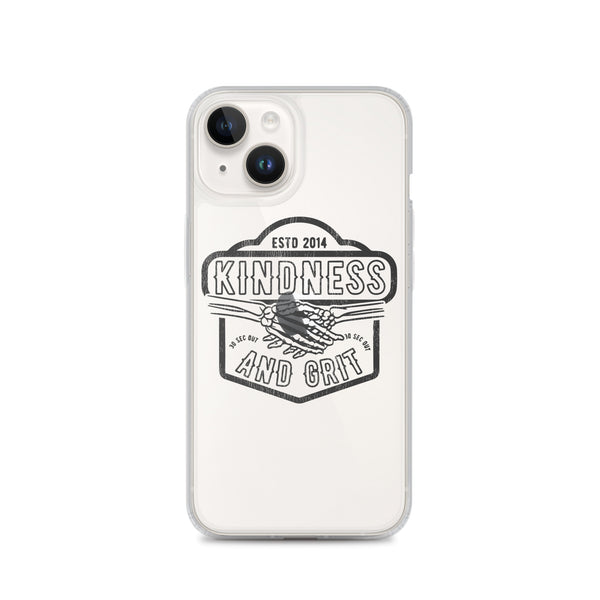 Clear Case for iPhone® - Kindness & Grit