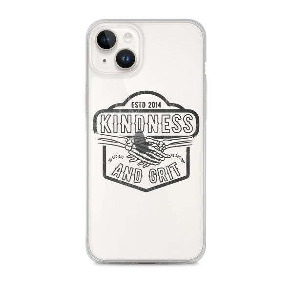 Clear Case for iPhone® - Kindness & Grit