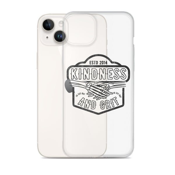 Clear Case for iPhone® - Kindness & Grit