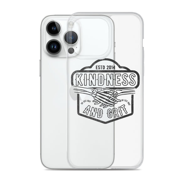 Clear Case for iPhone® - Kindness & Grit