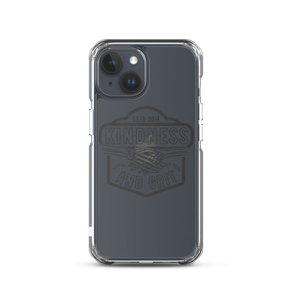 Clear Case for iPhone® - Kindness & Grit