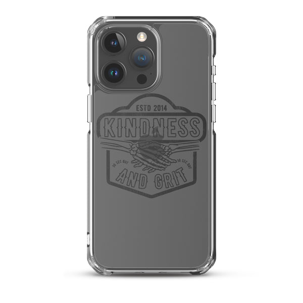 Clear Case for iPhone® - Kindness & Grit