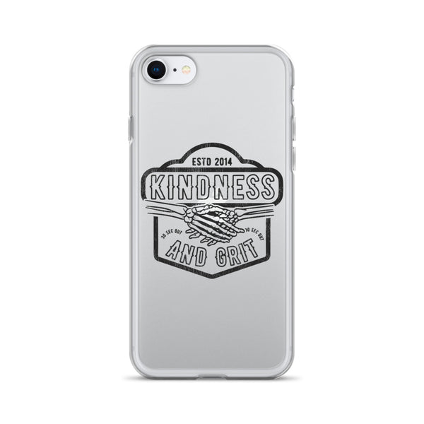 Clear Case for iPhone® - Kindness & Grit