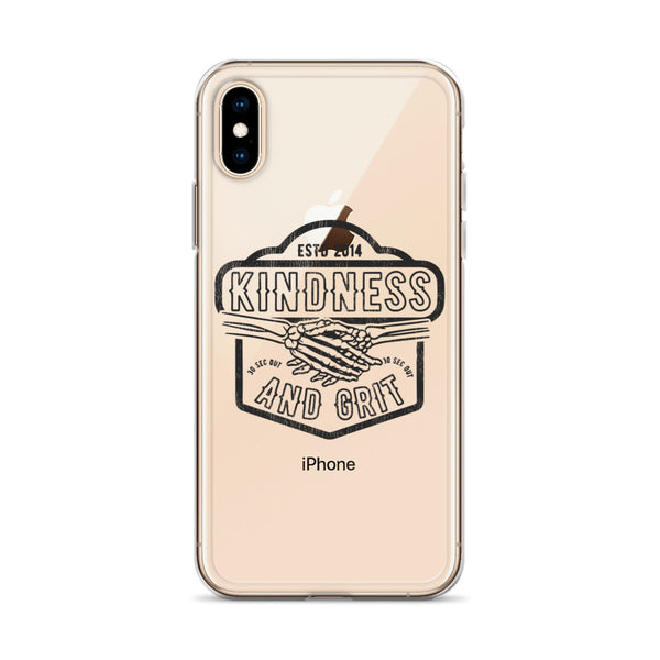 Clear Case for iPhone® - Kindness & Grit