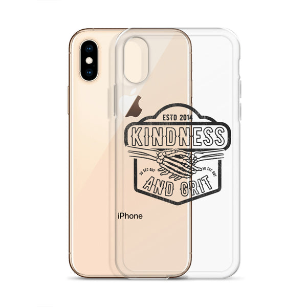 Clear Case for iPhone® - Kindness & Grit