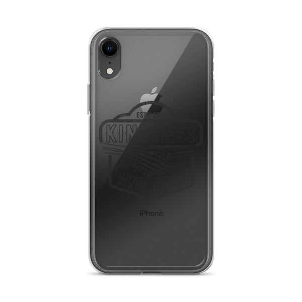 Clear Case for iPhone® - Kindness & Grit