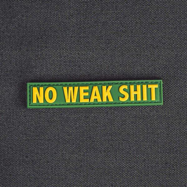 Morale Patch - No Weak Sh#t Green/Gold (Cellar)