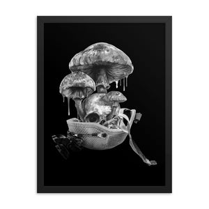 Framed Print - Skull Shroom