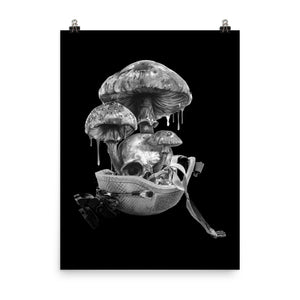 Print - Skull Shroom
