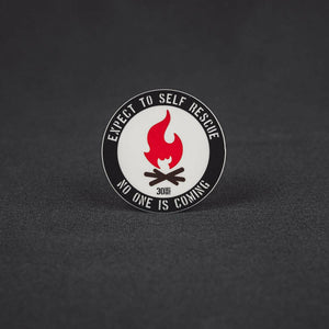 Sticker - Campfire Expect To Self Rescue.