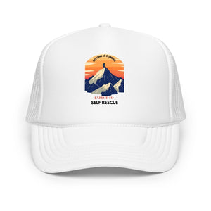 Foam trucker hat - Expect to Self Rescue Explore - Thirty Seconds Out