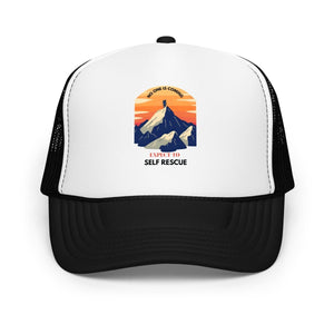 Foam trucker hat - Expect to Self Rescue Explore - Thirty Seconds Out