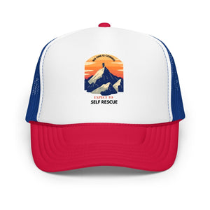 Foam trucker hat - Expect to Self Rescue Explore - Thirty Seconds Out