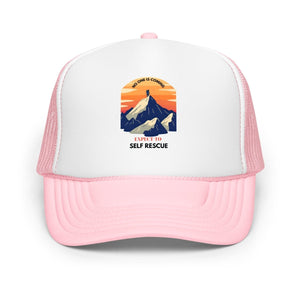Foam trucker hat - Expect to Self Rescue Explore - Thirty Seconds Out