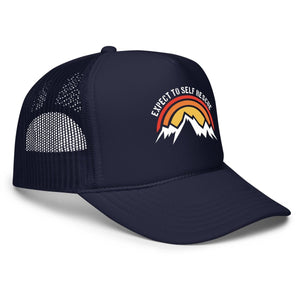 Foam trucker hat - Expect to Self - Rescue (Mountain) - Thirty Seconds Out
