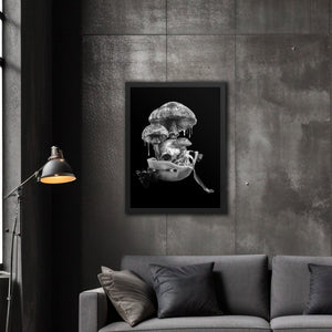 Framed Print - Skull Shroom - Thirty Seconds Out