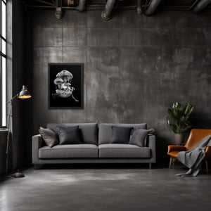 Framed Print - Skull Shroom - Thirty Seconds Out