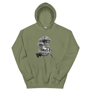 Hoodie - Mushroom and Skulls - Thirty Seconds Out